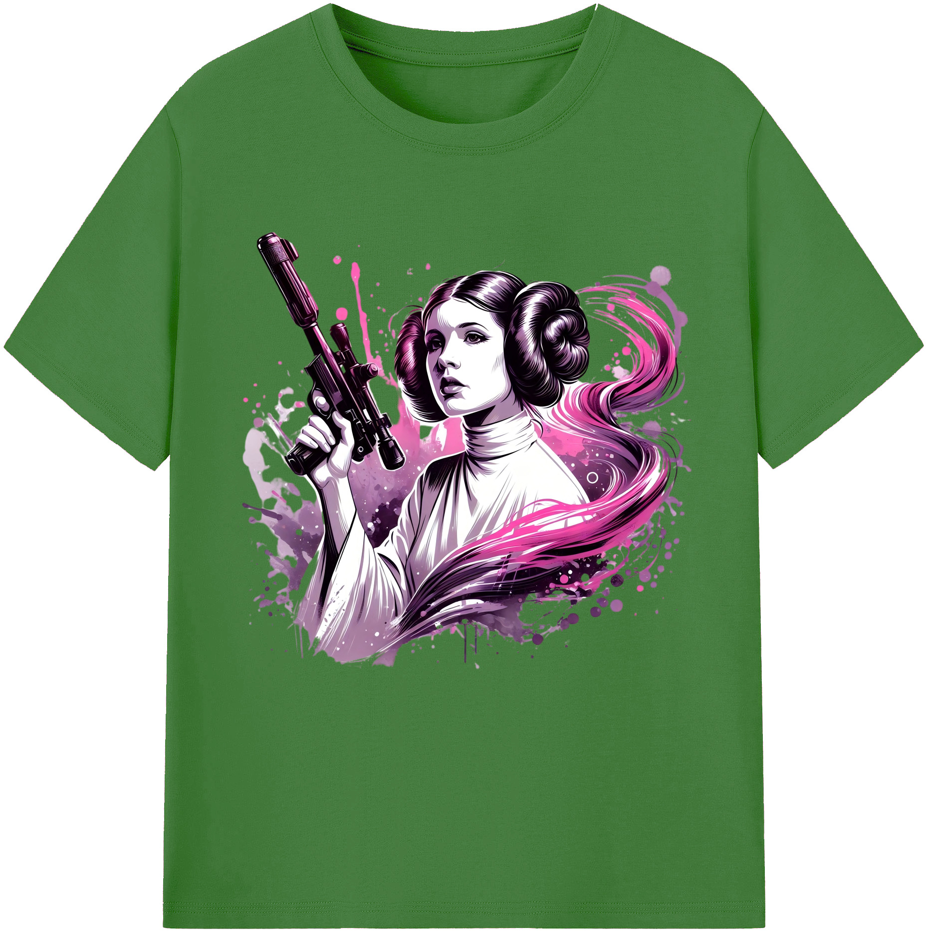 （画像用） スター・ウォーズ Star Wars レディースカジュアルプリントTシャツ（綿100％）
